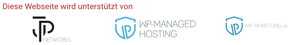 Logos von Netzwerk- und Hosting-Unternehmen